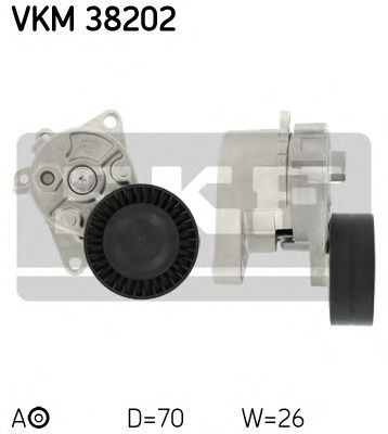 VKM 38202 SKF Натяжний ролик1